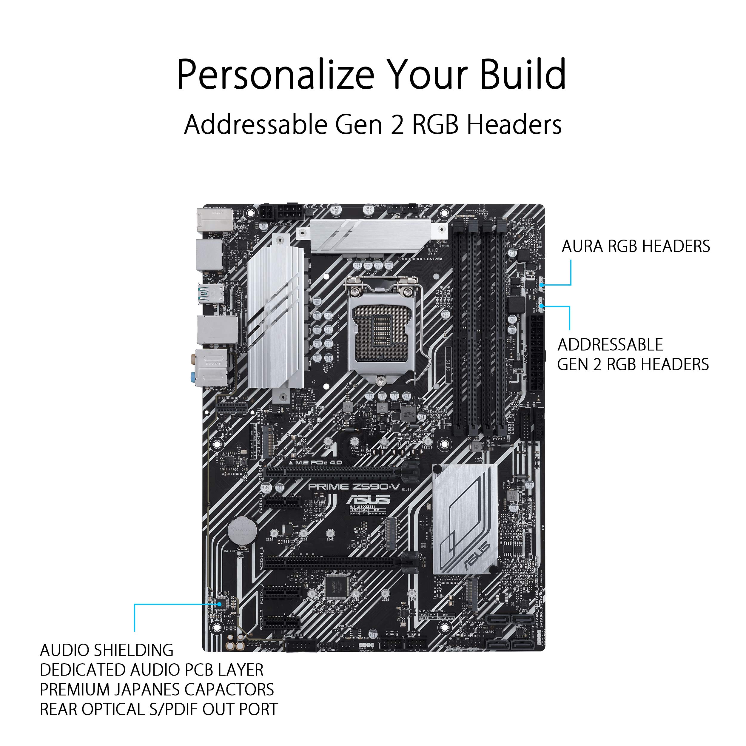 Amazon.com: ASUS Prime Z590-V LGA 1200 (Intel® 11th/10th Gen) ATX